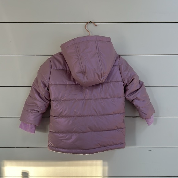 Kids Cat & Jack Puffer Jacket 2T - Picture 3 of 4